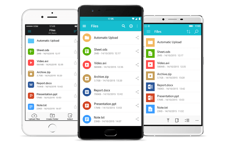 pCloud en Android, iPhone, iPad y Windows Phone